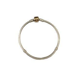 NWOT 7.5” AUTHENTIC Pandora bracelet-14k Gold clasp-discontinued, never worn!!